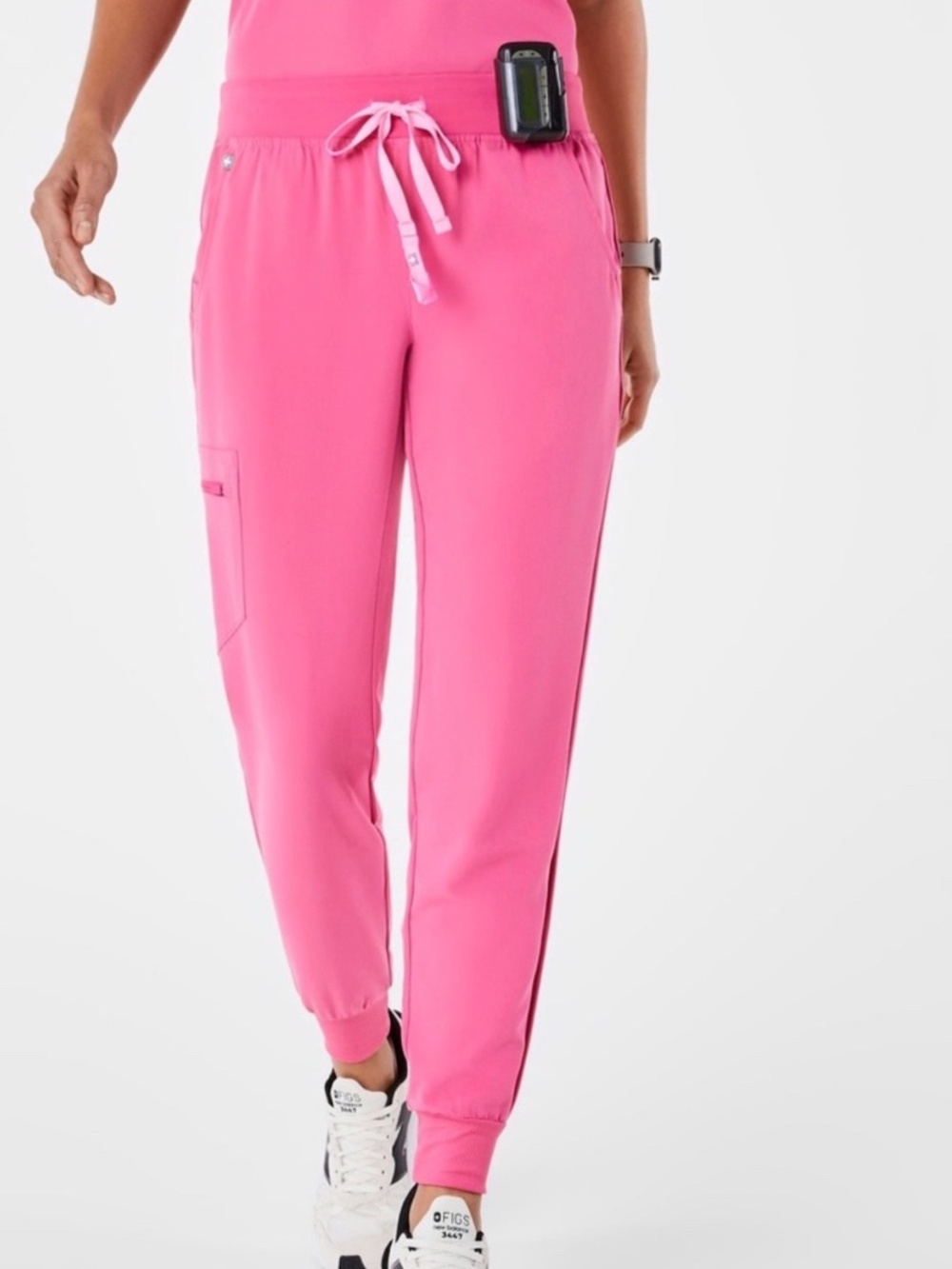 Figs f'ing pink zamora jogger